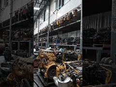 Động cơ Isuzu 4JG1 bền, bốn chu kỳ làm mát bằng nước xe tải động cơ tập hợp