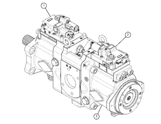 TQ 330 GC Máy đào bơm thủy lực chính 5511122 5511136 5511121 K7V160