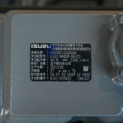 Động cơ Isuzu 4JG1 bền, bốn chu kỳ làm mát bằng nước xe tải động cơ tập hợp