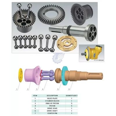 PARK Excavator Hydraulic Pump Phần sửa chữa Kit bền cho F12-250