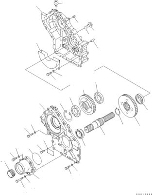 Đối với Komatsu WA100-5 Hydraulic HST Piston Pump