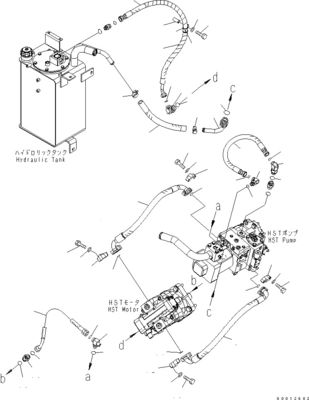 Đối với Komatsu WA100-5 Hydraulic HST Piston Pump