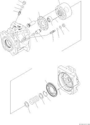 708-1U-00171 708-1U-00150 708-1U-00151 Đối với Komatsu WA380-6 WA430-6 Máy bơm thủy lực Máy bơm lái