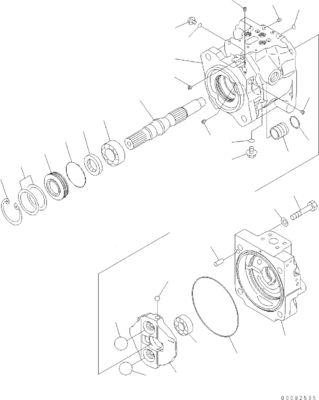 708-1U-00171 708-1U-00150 708-1U-00151 Đối với Komatsu WA380-6 WA430-6 Máy bơm thủy lực Máy bơm lái