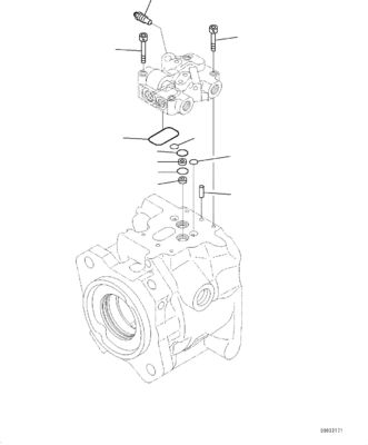 708-1U-00120 708-1U-00140 708-1U-00170 Đối với Komatsu WA380-6 WA430-6 Máy bơm thủy lực Máy bơm lái