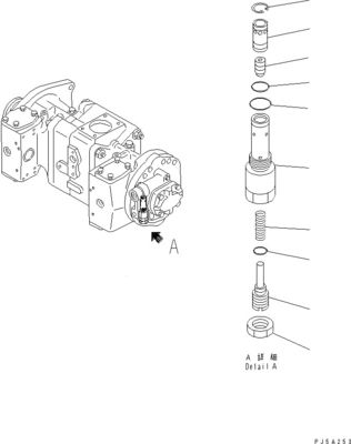 708-45-10204 708-4L-00910 708-45-11204 Cho Komatsu WA700-3 WA800-3 Bơm Thủy Lực CHUYỂN ĐỔI BƠM Chính Hãng chất lượng Cao