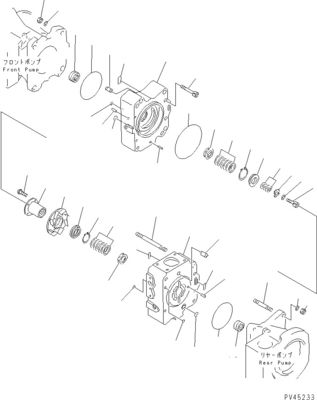 708-45-10204 708-4L-00910 708-45-11204 Cho Komatsu WA700-3 WA800-3 Bơm Thủy Lực CHUYỂN ĐỔI BƠM Chính Hãng chất lượng Cao