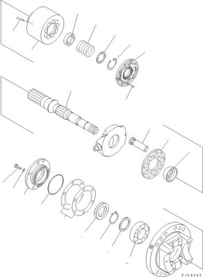 708-45-10204 708-4L-00910 708-45-11204 Cho Komatsu WA700-3 WA800-3 Bơm Thủy Lực CHUYỂN ĐỔI BƠM Chính Hãng chất lượng Cao