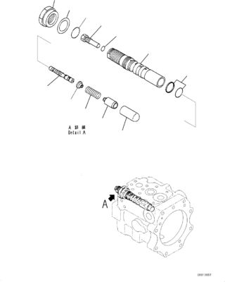 708-1W-90600 R7081W90600 708-1W-04222 708-1W-01632 Đối với Komatsu D475A-5EO