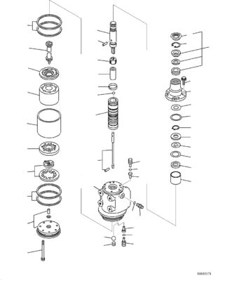 Komatsu 561-40-83300 Máy phun lái HD785 Máy phun điều khiển Bộ phận khai thác mỏ Komatsu Bộ phận xe tải khai thác mỏ Mexico khai thác mỏ