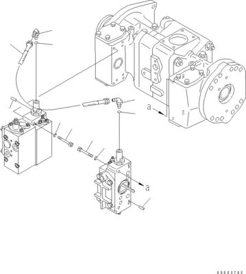 708-2L-00950 708-25-02044 708-2L-00951 708-2L-05420 Đối với Komatsu WA800-3 WA900-3 Bơm tải thủy lực Bơm chính