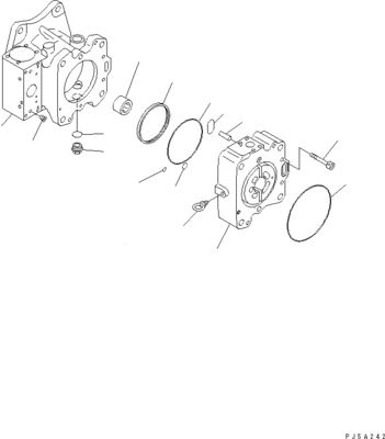 708-2L-00950 708-25-02044 708-2L-00951 708-2L-05420 Đối với Komatsu WA800-3 WA900-3 Bơm tải thủy lực Bơm chính