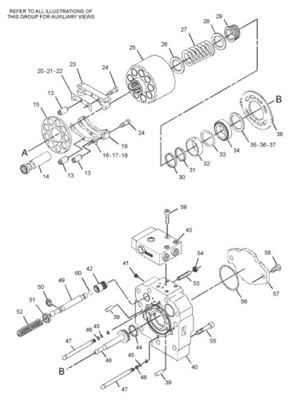 299-5790 20R3400 Đối với CAT Track D7R II D7R XR HPR135 BUMP GP-PISTON IMPLEMENT STEERING hydraulic MAIN PUMP thị trường hậu mãi