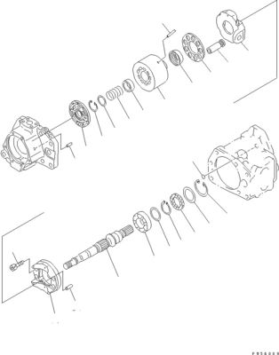 708-1L-00340 708-1L-01340 708-1L-04010 Dành cho máy ủi Komatsu D275A-5D THIẾT BỊ CÔNG TRÌNH Thủy Lực BƠM CHÍNH Ban Đầu