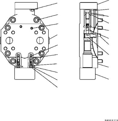 417-18-31301 417-18-31302 417-18-31201 Cho Komatsu Wheel Loader WA200-5 WA200PT-5 Động cơ thủy lực HST Bơm thị trường hậu mãi
