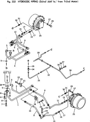 21K-60-00020 Dành cho lắp ráp máy xúc du lịch Komatsu PC150-1 Ổ đĩa cuối cùng Động cơ du lịch nguyên bản Hậu mãi chất lượng cao