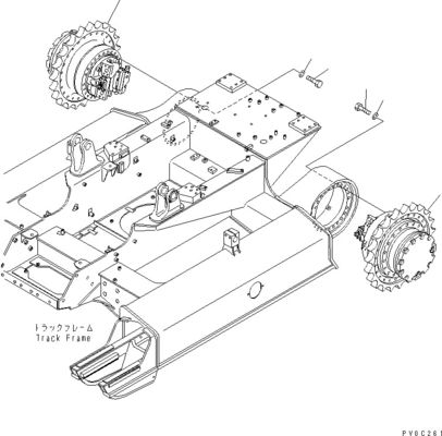11Y-27-20100 11Y-27-20200 Excavator Final Drive Motor cho Komatsu Bulldozer D39EX-21 D39PX-21