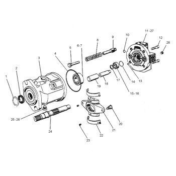 1094197 109-4197 CA1094197 0R7472 Đối với CAT 990 844 Máy tải bánh xe Máy bơm chính thủy lực Máy bơm piston Máy bơm ASSY Máy bơm GP-PISTON Thị trường phụ phẩm chất lượng cao nguyên bản