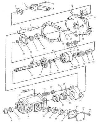 4T6895 CA4T6895 4T-6895 Cho CAT 416 428 BACKHOE LOADER Bơm thủy lực chính Bơm Piston BƠM ASSY BƠM GP-PISTON Hậu mãi Chất lượng cao Chính hãng