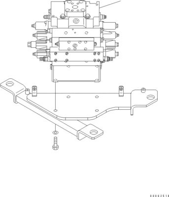 723-44-12100 723-44-12101 723-45-12101 723-45-12100 Dành cho Komatsu WA500-6 WA500-6R WHEEL LADERS Van điều khiển chính thủy lực Phụ tùng máy xây dựng Hậu mãi Chất lượng cao Chính hãng