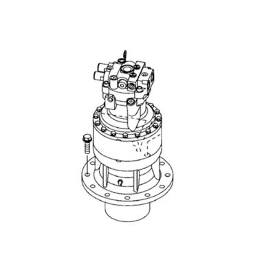 KRC10010 Thiết bị swing ASSY / Swing Gearbox / Swing REDUCTION GEAR FOR CASE SH200-5 CX210C CX210B