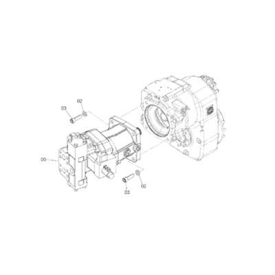 4651466 cho HITACHI ZX170W-3 ZX190W-3 MOTOR TRAVEL MOTOR TRAVEL Gói kết thúc DRIVE DRIVE GP-FINAL